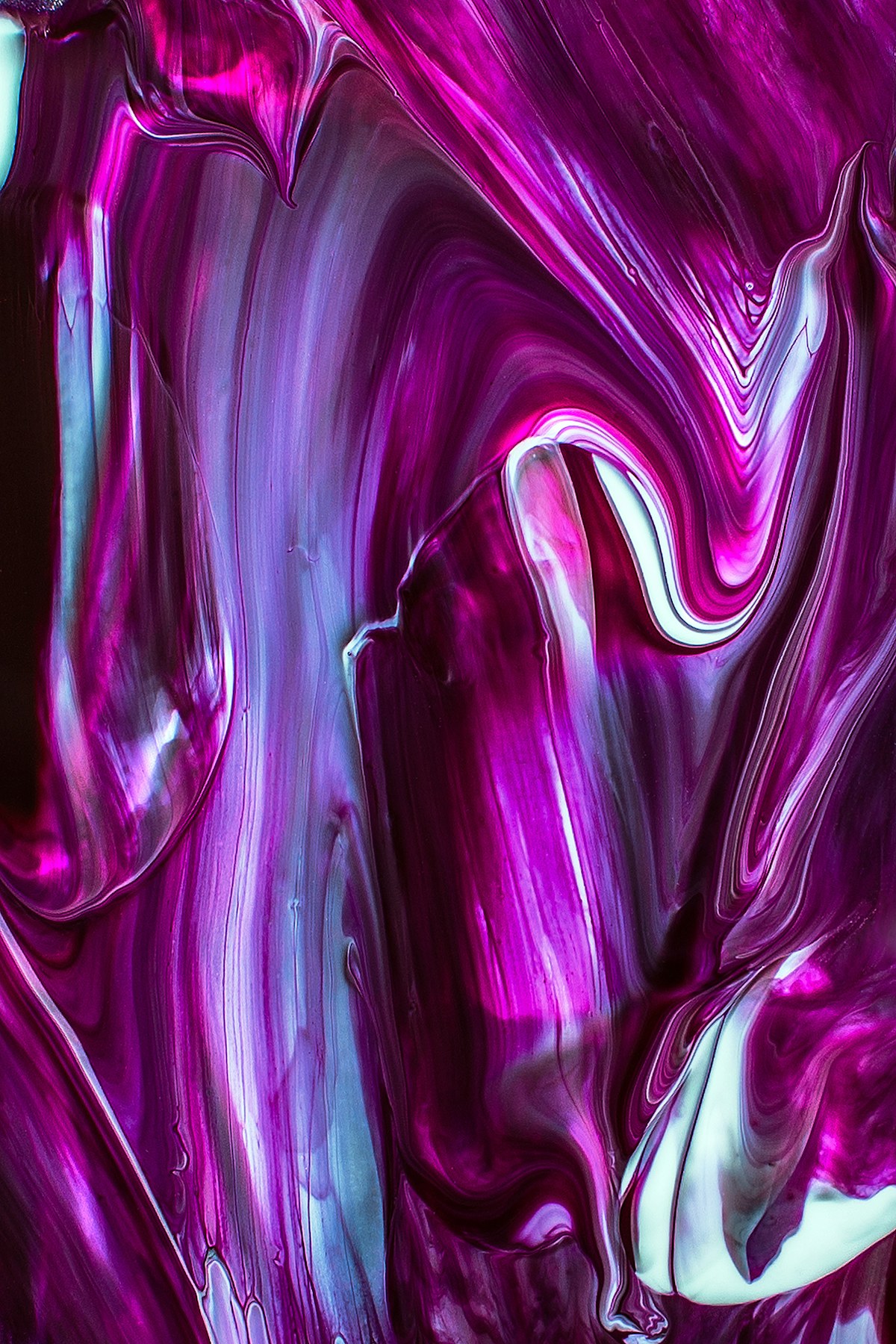 Richly painted color surface
